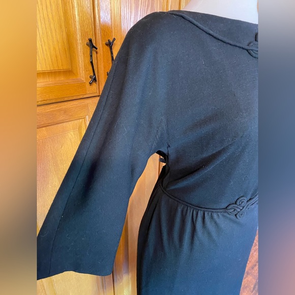 IRA RENTNER AUTHENTIC VINTAGE WOOL LBD PINUP WIGGLE FITTED CLASSIC MADMEN DRESS - Picture 6 of 10